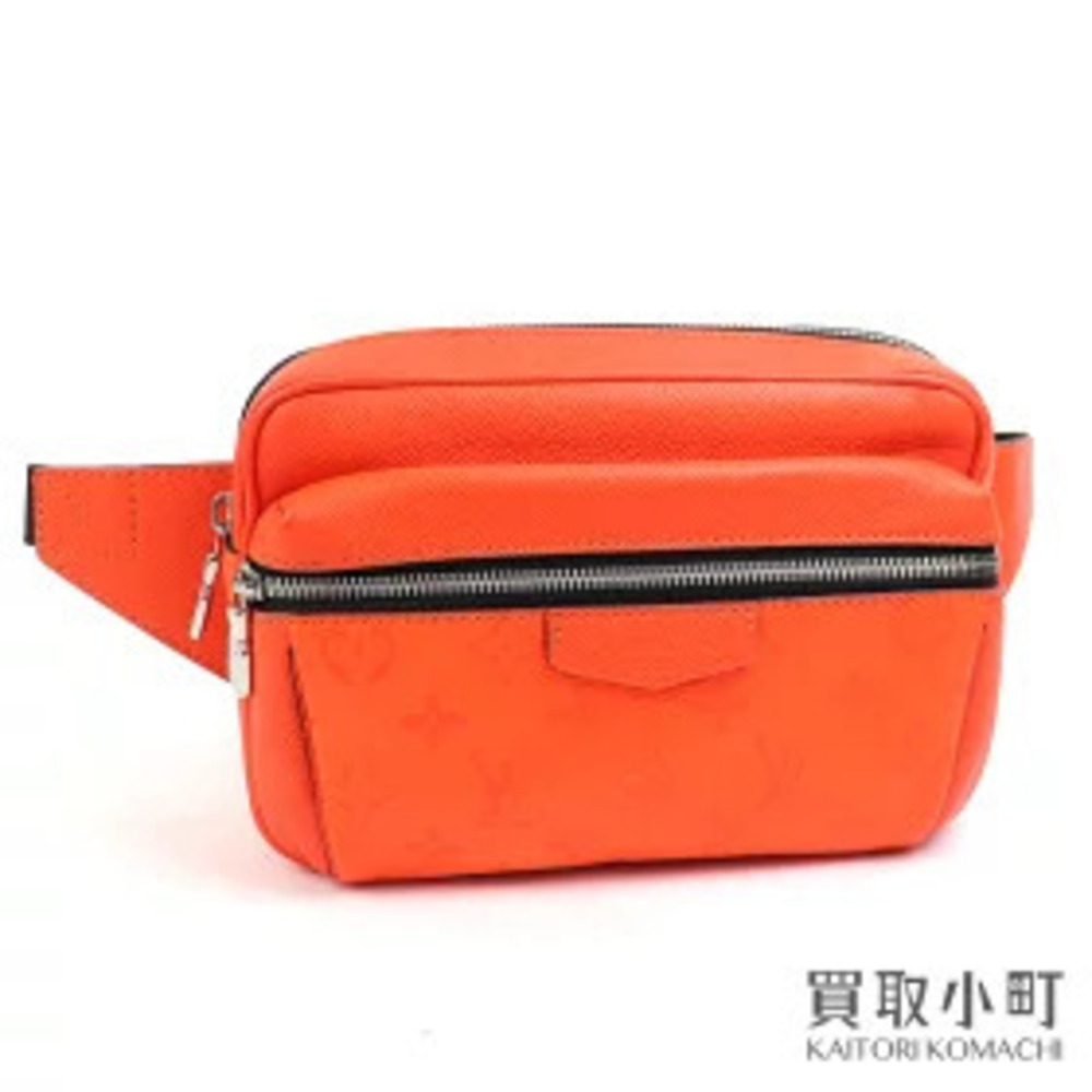 Louis Vuitton Bumbag Outdoor Monogram Taiga Volcano Orange Waist Bag